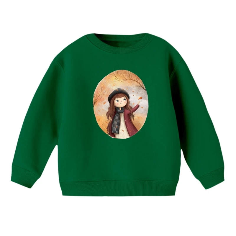 سویشرت بچگانه مدل دخترک پاییزی کد 6