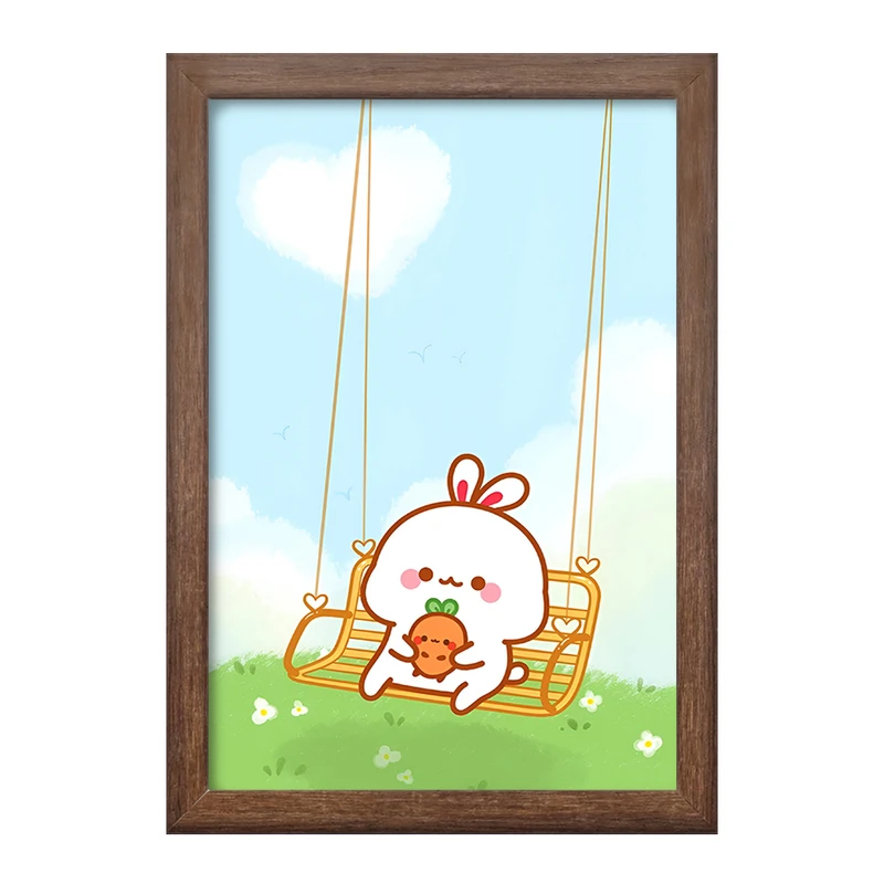 تابلو خندالو طرح خرگوش کیوت و بامزه کد F5403