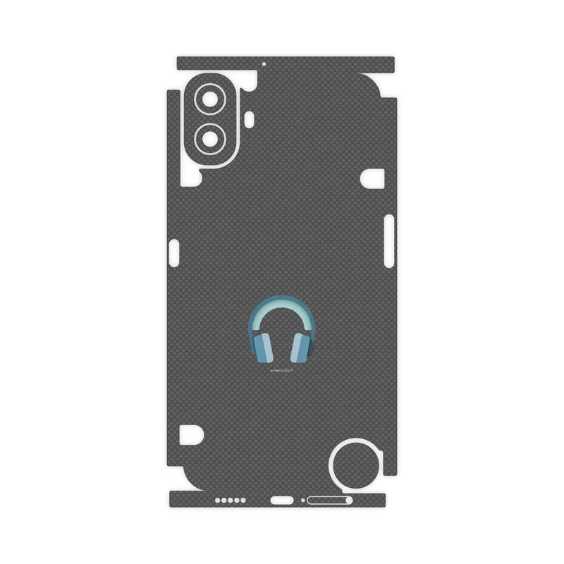 برچسب پوششی ماهوت مدل Minimal Headphone Icon-FullSkin مناسب برای گوشی موبایل ناتینگ CMF Phone 1