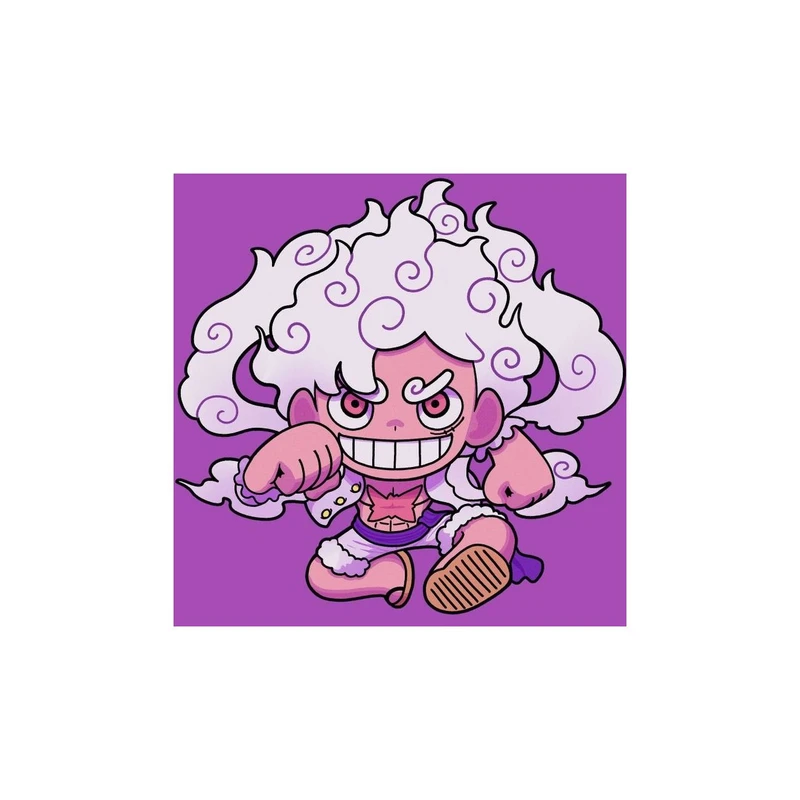 استیکر لپ تاپ و موبایل مدل انیمه طرح وان پیس مانکی دی لوفی one piece Monkey D Luffy کد 6295