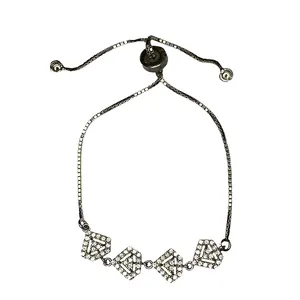 دستبند نقره زنانه مدل بهنواز کد 500