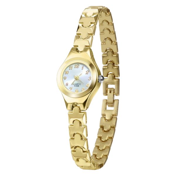 ساعت مچی عقربه‌ای کوارتز زنانه مدل بند دستبندی لوکس کد ۱.۲