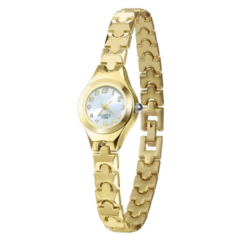 ساعت مچی عقربهای کوارتز زنانه مدل بند دستبندی لوکس کد ۱.۲ ساعت مچی عقربهای کوارتز زنانه مدل بند دستبندی لوکس کد ۱.۲