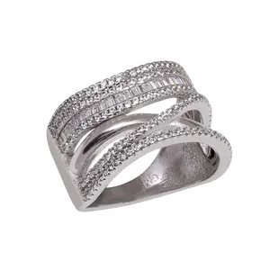 انگشتر نقره زنانه مدل 22187