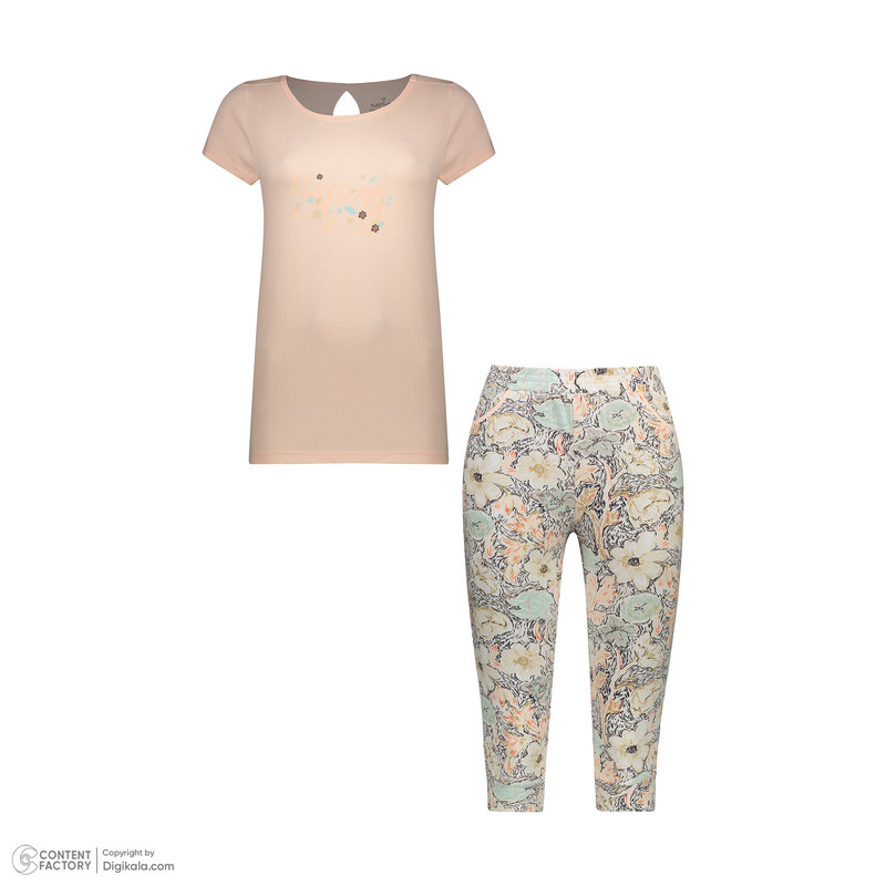 ست تی شرت و شلوارک زنانه ناربن مدل 502