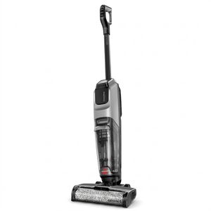 جارو شارژی عصایی بیسل مدل CrossWave OmniForce EDGE 4000E با باتری 2500mAh، توان مکش 31 AirW، سه حالت کاری PowerVac، PowerMop و Turbo، مخزن زباله 660 میلیلیتری، مخزن مایعات 440 میلیلیتری، برس خودتمیزشونده و فناوری ZEROGAP