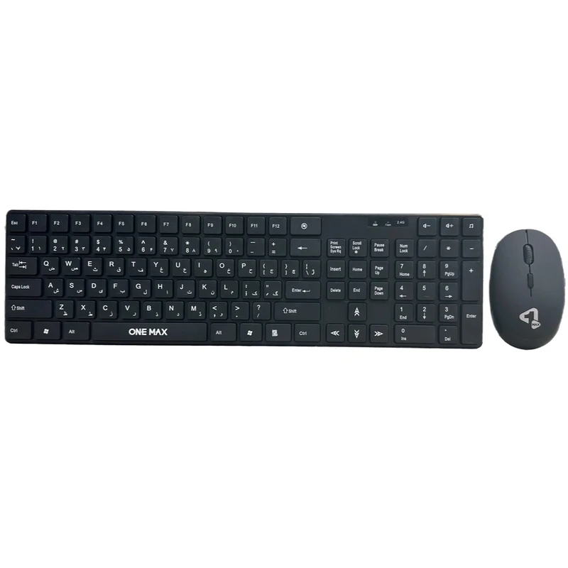 کیبورد و ماوس بی سیم وان مکس مدل OM-4000