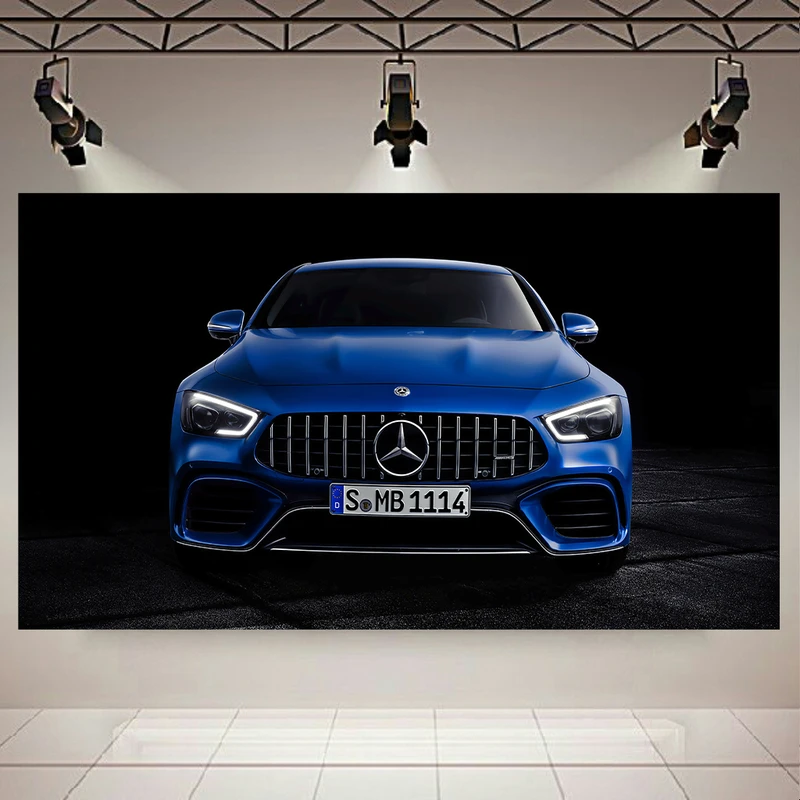 تابلو بوم طرح ماشین مدل مرسدس بنز AMG GT 63 S 4MATIC کد AR7590