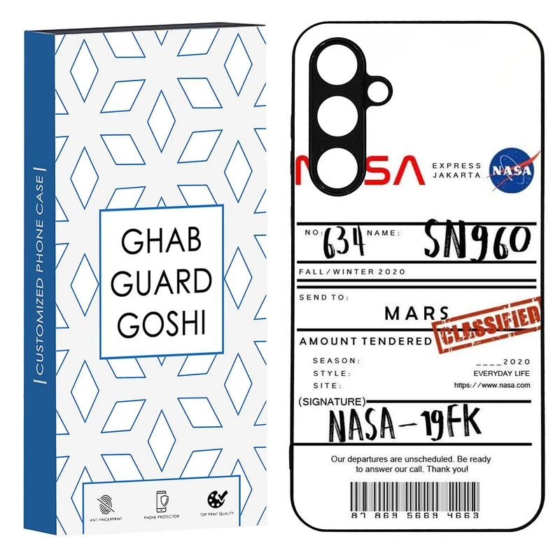 کاور قاب گارد گوشی طرح ناسا کد TPU-192 مناسب برای گوشی موبایل سامسونگ Galaxy A54