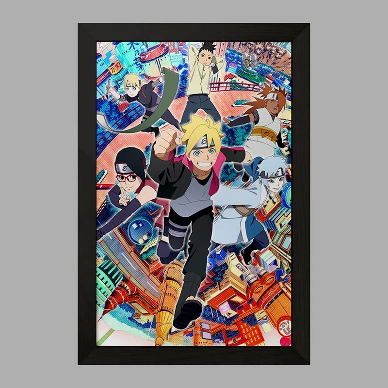 تابلو خندالو مدل بوروتو اوزوماکی انیمه بوروتو Boruto  کد 15737