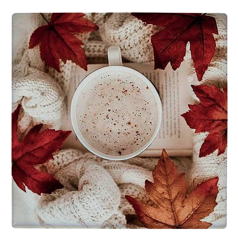 زیر لیوانی  طرح فنجان کاپوچینو کد    5353349_3933