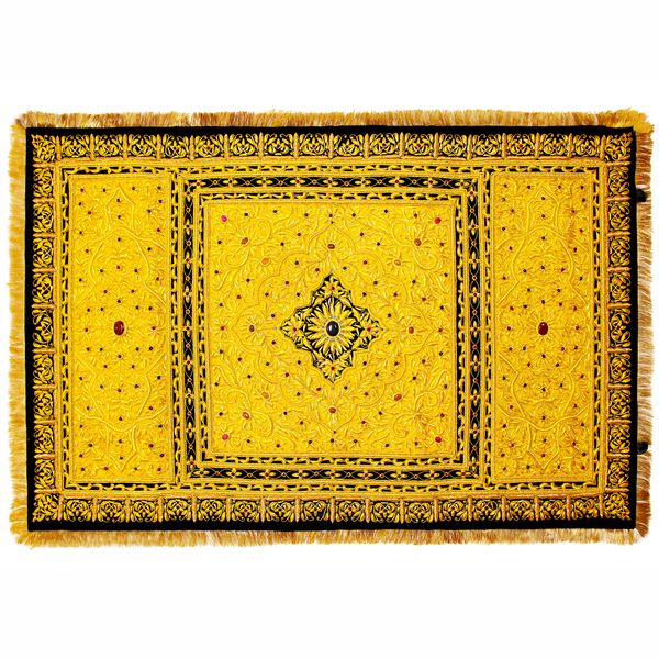 فرش جواهر دستبافت زرموند مدل Royal کد 2