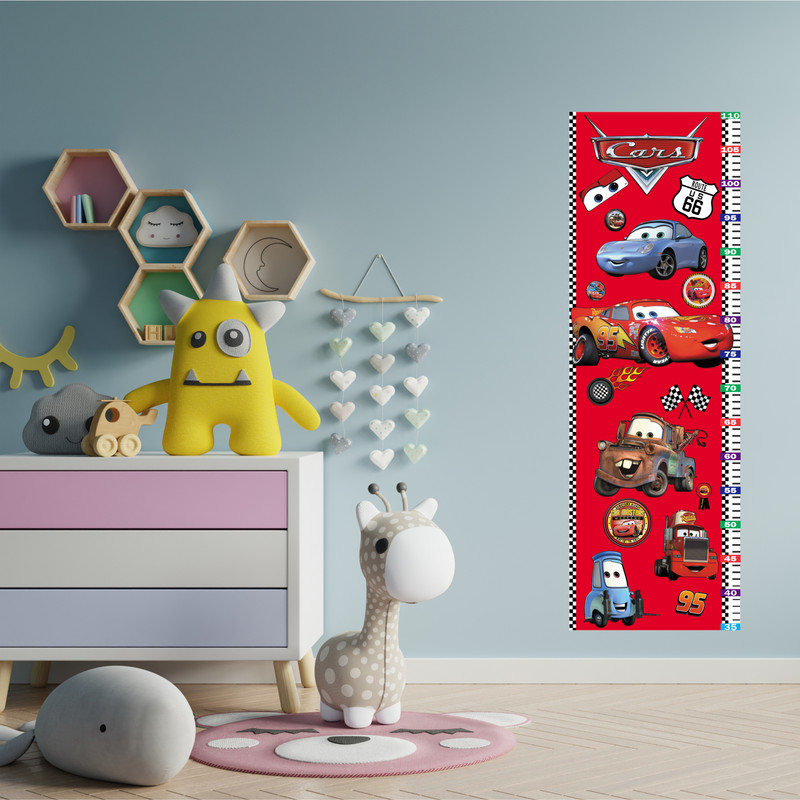 استیکر اندازه گیری قد طرح ماشینها