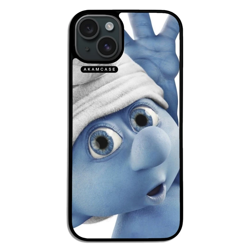 کاور آکام مدل AMC-WA15PLUS-SMURFS-2 مناسب برای گوشی موبایل اپل iPhone 15 Plus