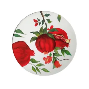 بشقاب دیوارکوب سفالی مدل شب یلدا کد ۱۴