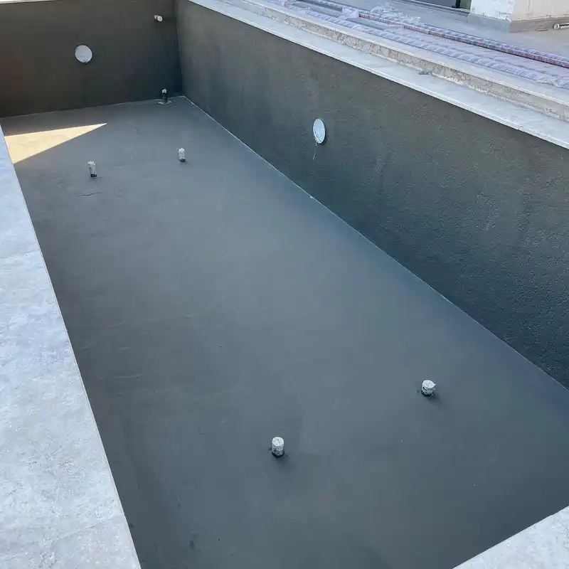 عایق رطوبتی پشت بام و استخر رنگ طوسی مدل دوجزئی وزن 14 کیلوگرم