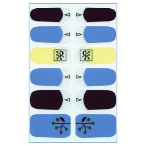 استیکر طراحی ناخن مدل ژله ای کد FN28