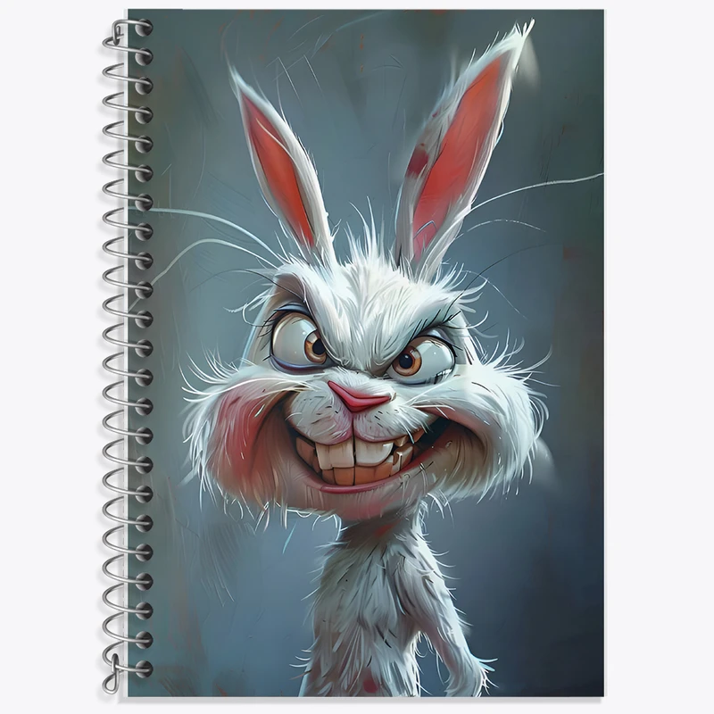 دفتر لغت 50 برگ خندالو طرح خرگوش وحشتناک کد F6573