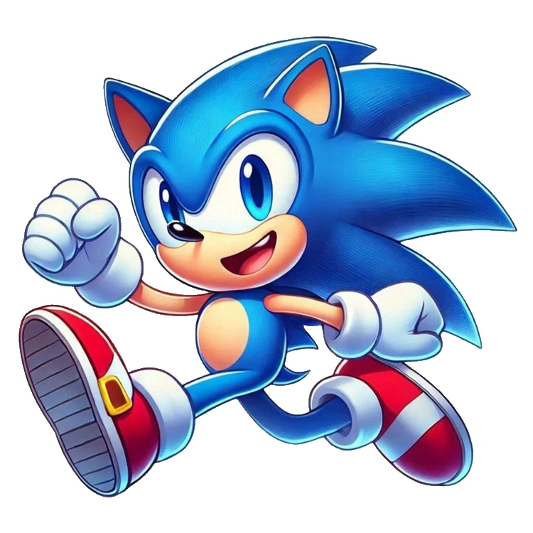 استیکر پارچه و لباس پاد آفرین مدل بازی سونیک کد DKST233