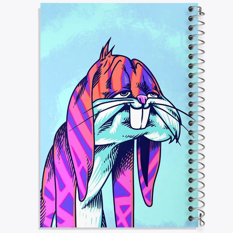 دفتر مشق 100 برگ خندالو طرح باگز بانی کد F120