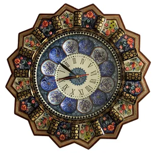 ساعت خاتم کاری طرح گل و مرغ کد R25-A12