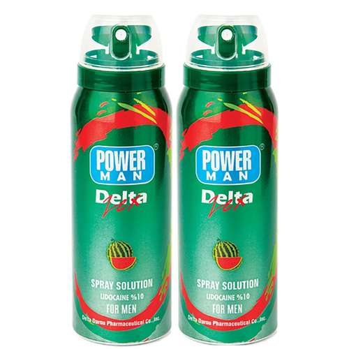 اسپری تاخیری دلتا دارو مدل Watermelon حجم 65 میلی لیتر مجموعه 2 عددی