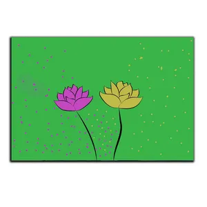 تابلو شاسی بکلیت طرح گرافیکی گل مدل SH-S5325