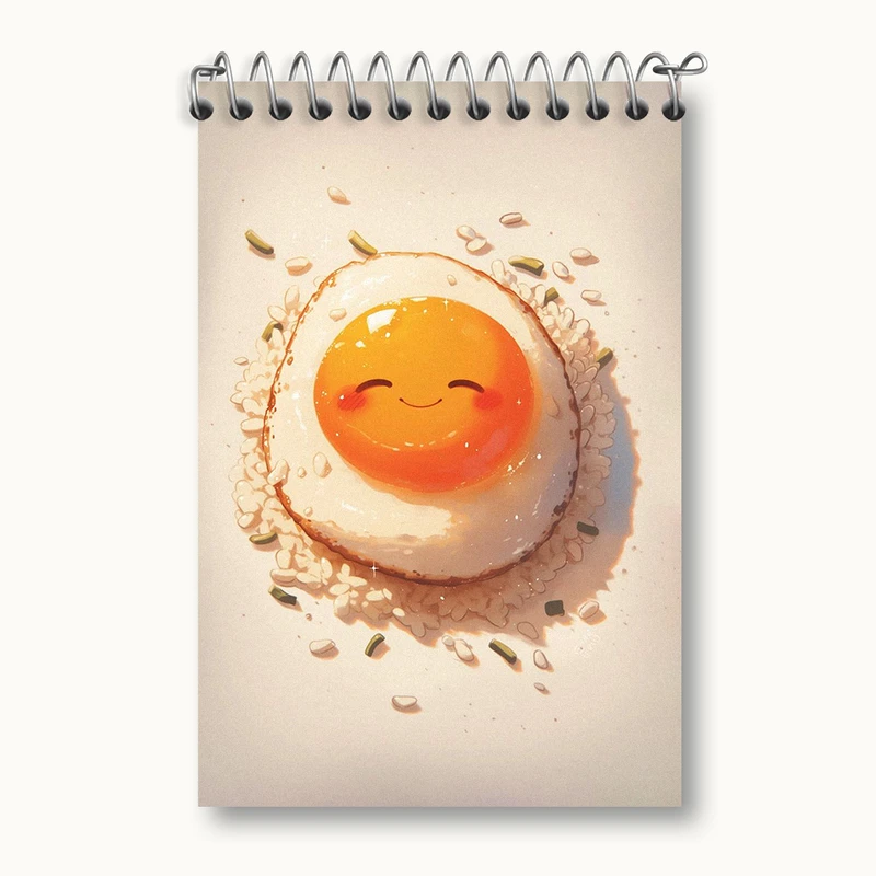 دفتر یادداشت 50 برگ خندالو طرح تخم مرغ کیوت کد N3818