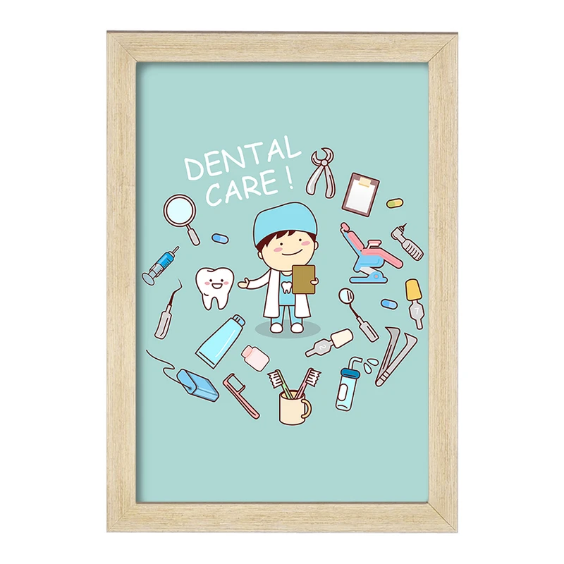 تابلو خندالو مدل دندان و دندان پزشکی کودکانه کد 36691