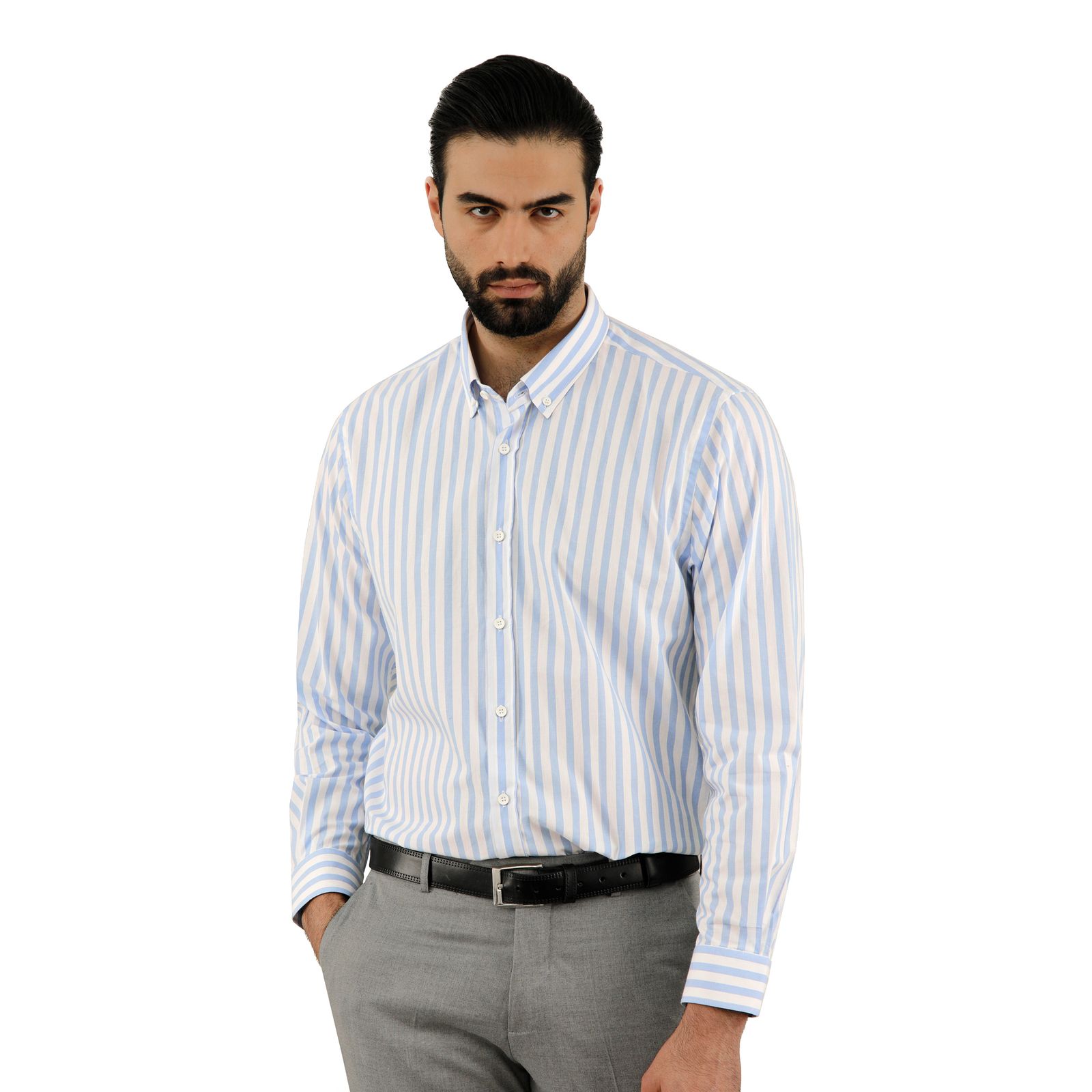 پیراهن آستین بلند مردانه پاتن جامه مدل 402721020225296 -  - 1