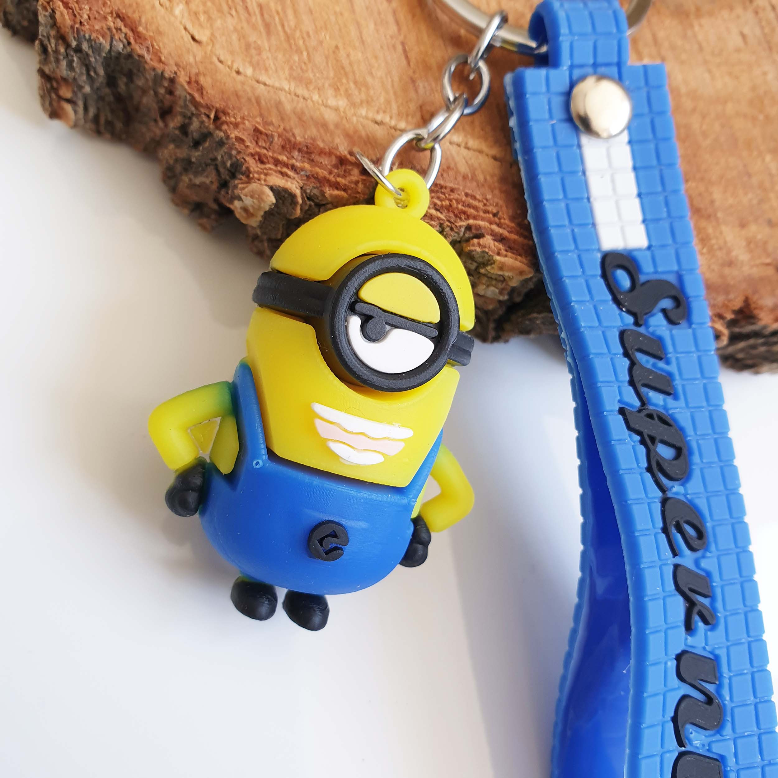 جاکلیدی مدل سیلیکونی طرح مینیون نگهبان تک چشم کد DB32