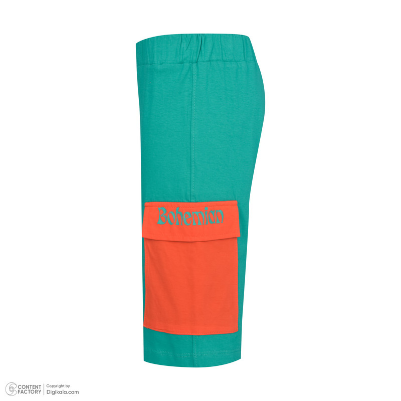 ست تی شرت و شلوارک زنانه لوینت  مدل پازل