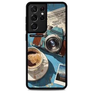 AKAM AMC-WSGS21U-COFFEE-1 Cover For Samsung Galaxy S21 Ultra