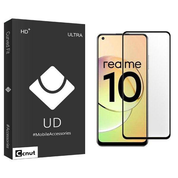 محافظ صفحه نمایش شیشه ای کوکونات مدل UDB مناسب برای گوشی موبایل ریلمی 10 4G