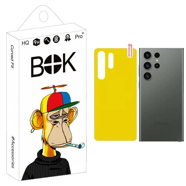 محافظ پشت گوشی بوک مدل TPU مناسب برای گوشی موبایل سامسونگ Galaxy S23 Ultra