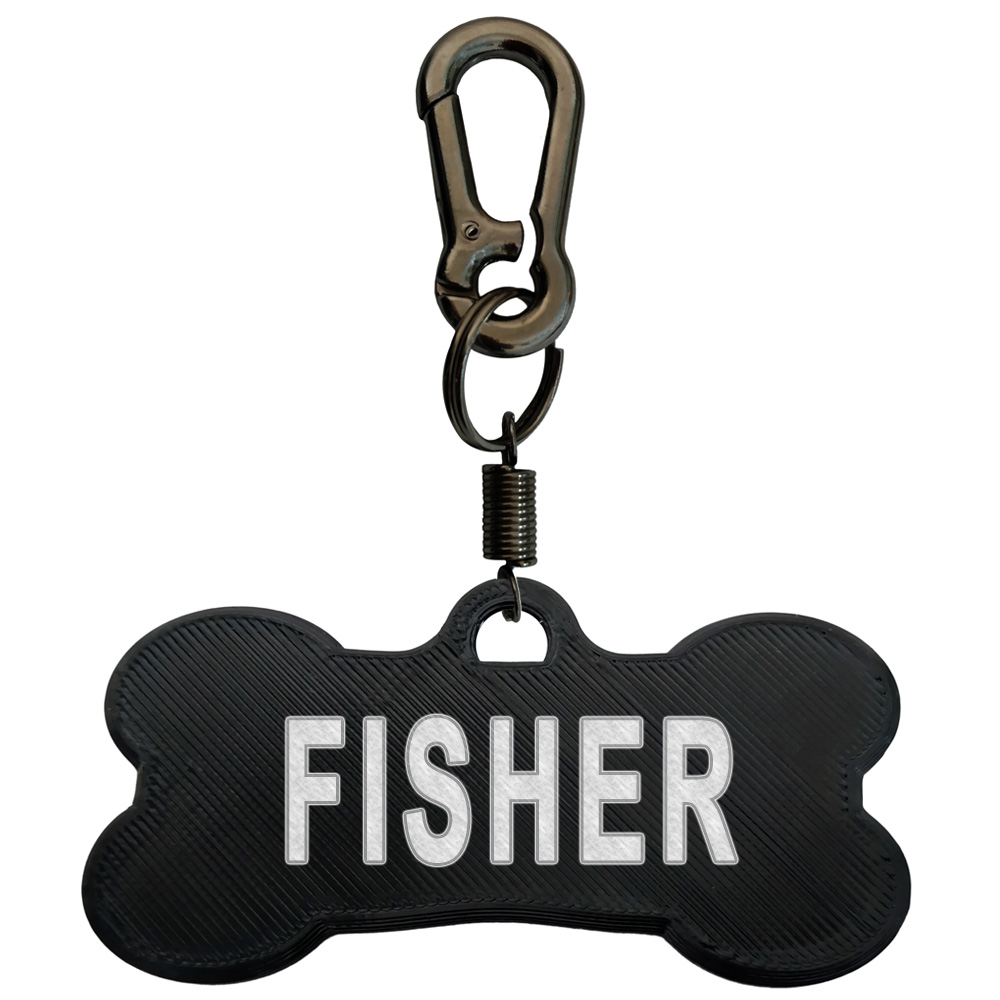 پلاک شناسایی سگ مدل Fisher