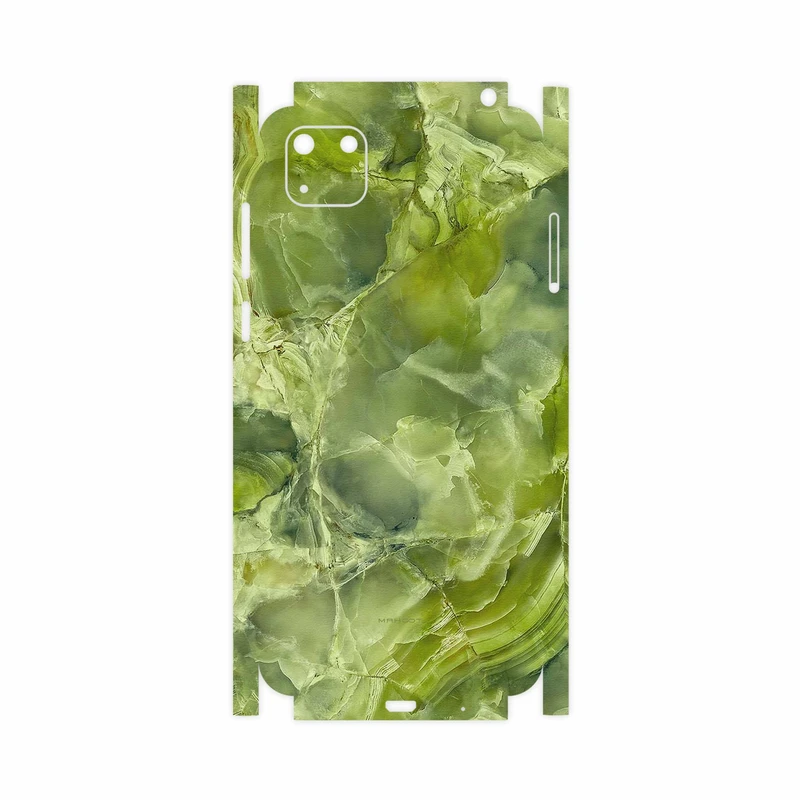 برچسب پوششی ماهوت مدل Green Crystal Marble-FullSkin مناسب برای گوشی موبایل هوآوی Y5p
