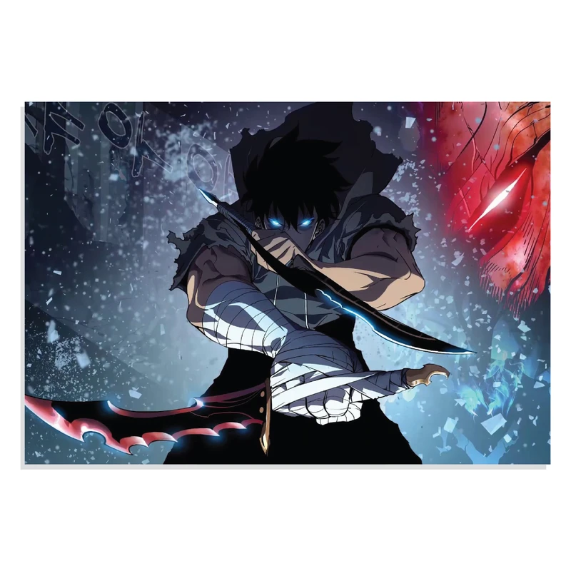 پوستر طرح انیمه سولو لولینگ Solo Leveling Anime مدل NV0565