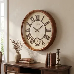 ساعت دیواری کوارتز لوتوس مدل W-151-ATLANTA-WAL