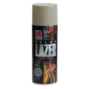  اسپری طوسی روشن رنگ نیپون مدل Lazer حجم 400 میلی لیتر