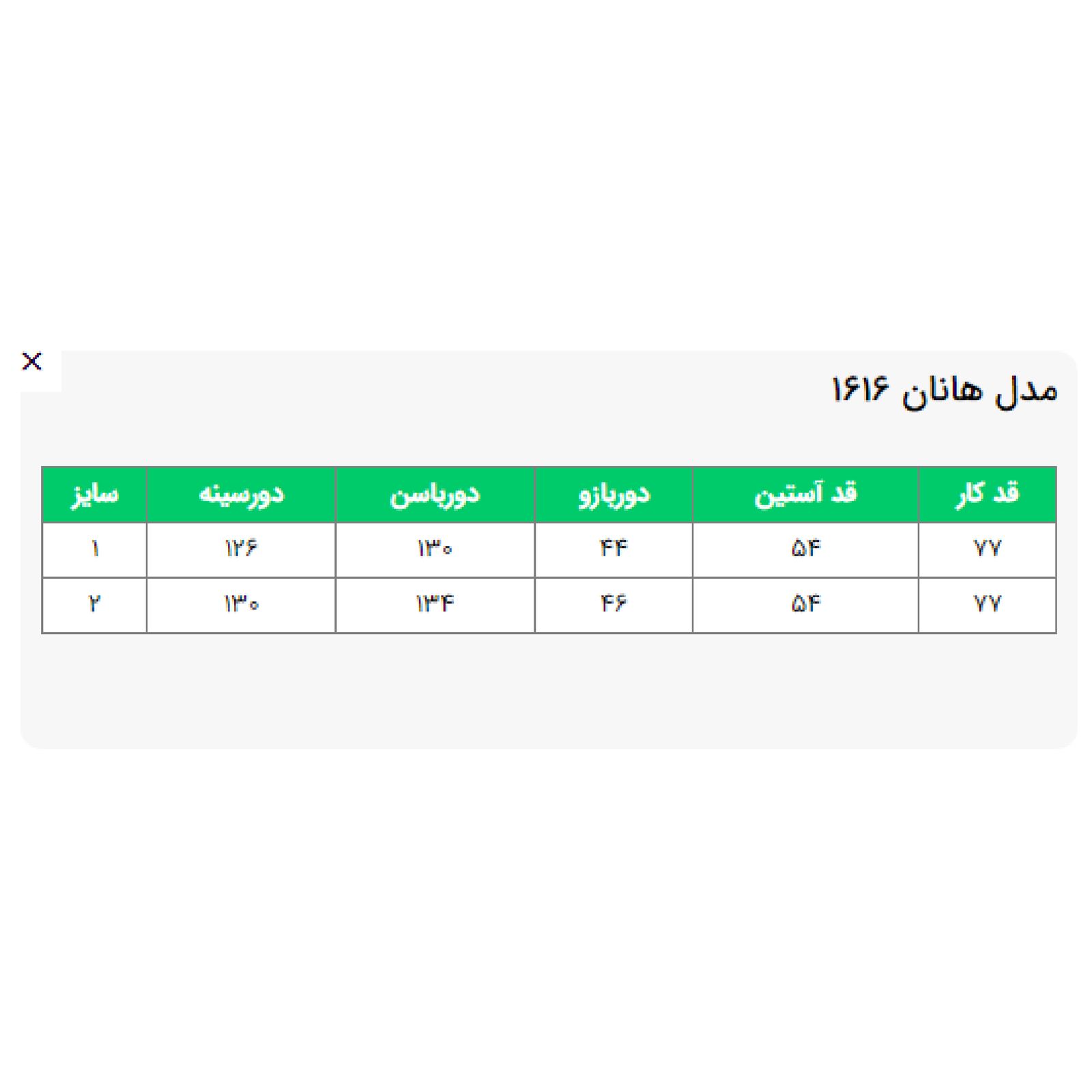 بارانی زنانه السانا مدل هانان کد 161610 -  - 7