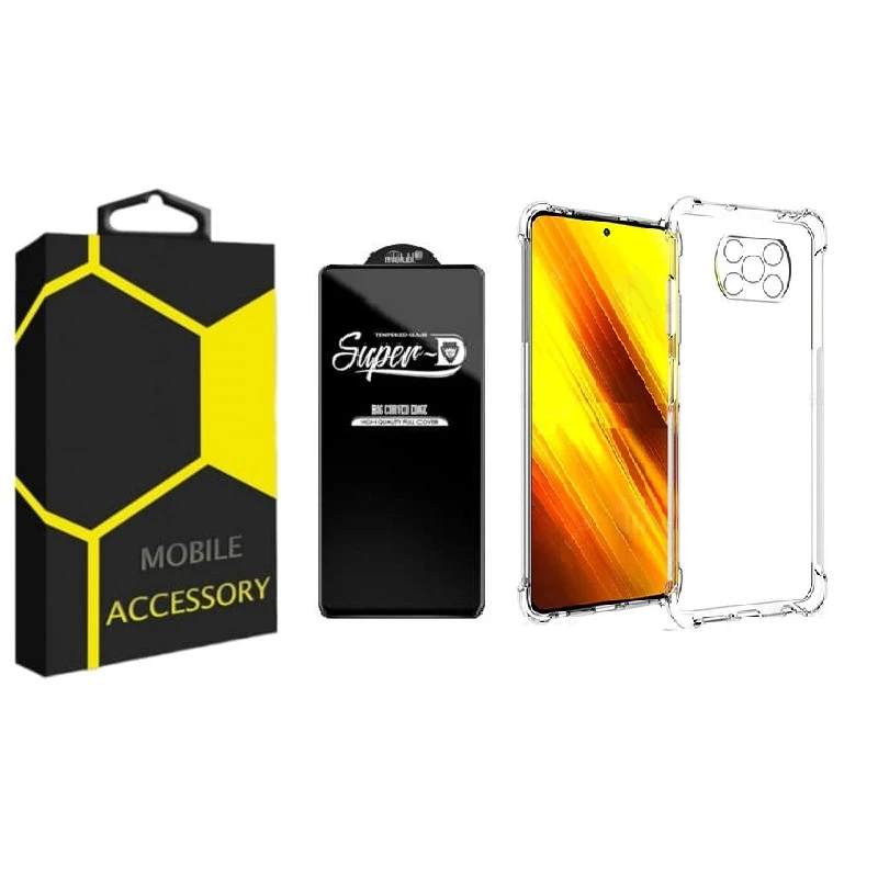 کاور مدل Kapsooli مناسب برای گوشی موبایل شیائومی Poco X3 / X3 NFC / X3 Pro به همراه محافظ صفحه نمایش