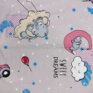 پارچه ملحفه عرض 1.5 متر مدل فیل رنگ طوسی