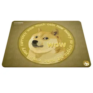 Hoomero Dogecoin digital currency A2452 Mousepad