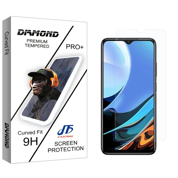 محافظ صفحه نمایش جی اف مدل Diamond مناسب برای گوشی موبایل شیائومی Redmi 9 Power