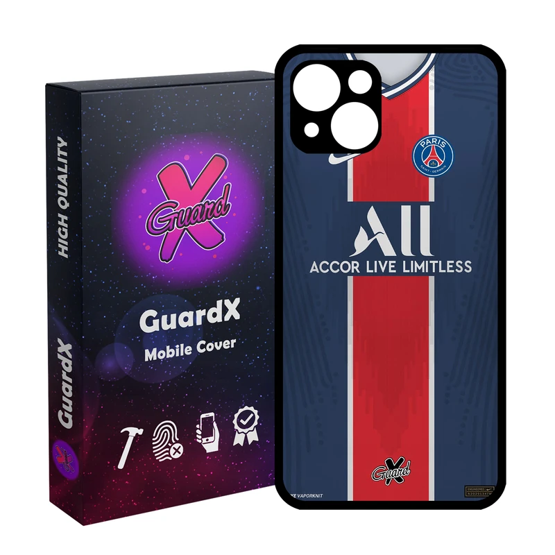 کاور گارد ایکس طرح PSG مدل Glass10255 مناسب برای گوشی موبایل اپل iPhone 13