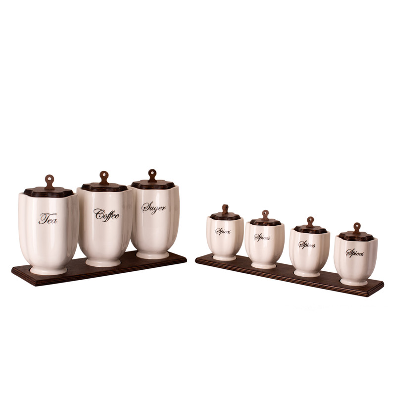 ست هفت پارچه جای ادویه کد 225