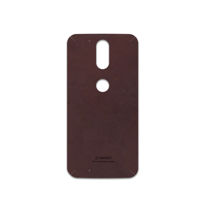 برچسب پوششی ماهوت مدل Matte-Dark-Brown-Leather مناسب برای گوشی موبایل موتورولا Moto G4