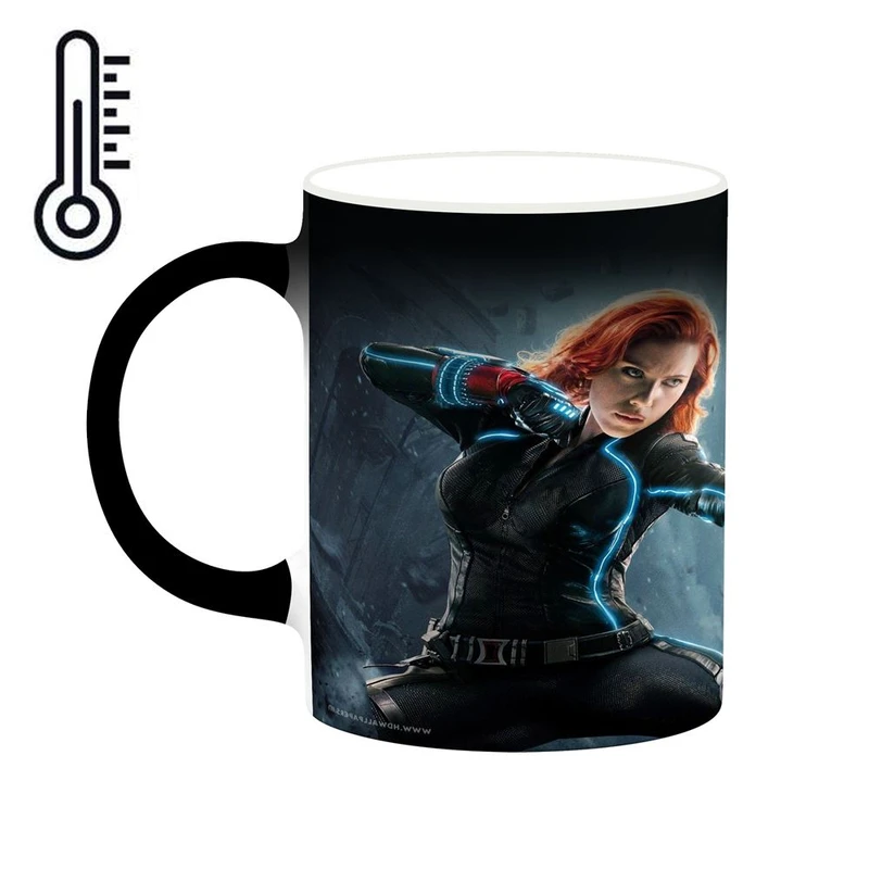 ماگ حرارتی کاکتی مدل بلک ویدو Black Widow کد mgh38115