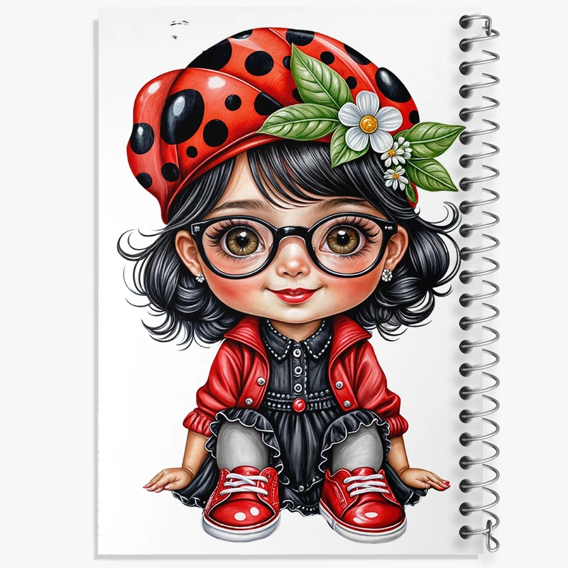 دفتر نقاشی 50 برگ خندالو طرح دخترانه کد N1211